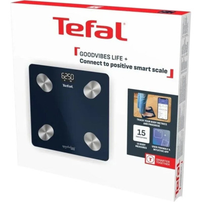 Ваги підлогові Tefal Goodvibes Life+ BM9720F0 Blue UA
