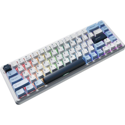 Клавіатура USB Ajazz AK680 MAX Magnetic Switch RGB White (AK680-M-BWD-AW) UA