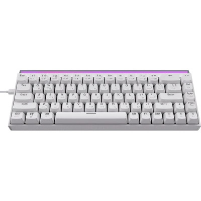 Клавіатура USB Ajazz NK68 Red Switch White (NK68-R-W) UA Клавіатура USB Ajazz NK68 Red Switch White (NK68-R-W) UA