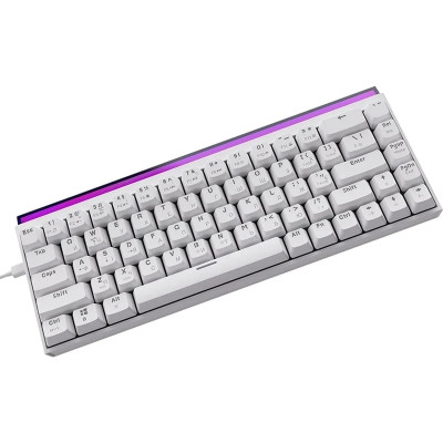Клавіатура USB Ajazz NK68 Red Switch White (NK68-R-W) UA Клавіатура USB Ajazz NK68 Red Switch White (NK68-R-W) UA