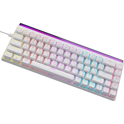 Клавіатура USB Ajazz NK68 Red Switch White (NK68-R-W) UA Клавіатура USB Ajazz NK68 Red Switch White (NK68-R-W) UA