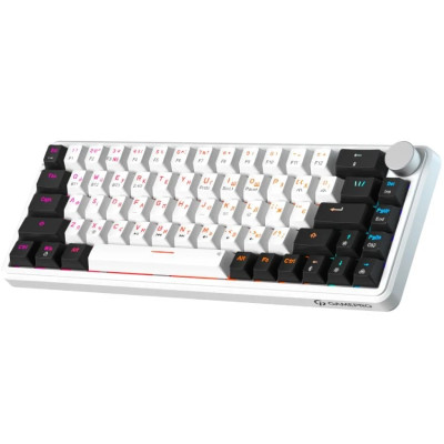 Bluetooth Клавіатура GamePro Asgard Valhalla MK210W Pro 65 RGB Wireless/Bluetooth/USB White (MK210W Pro) UA