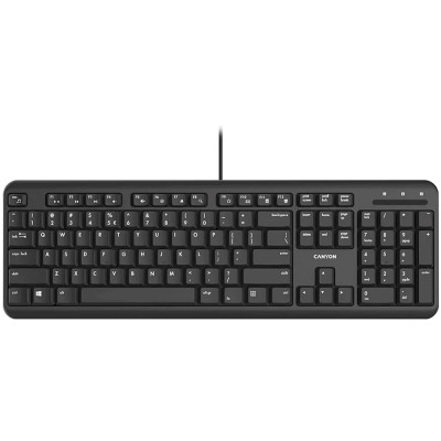 Клавіатура USB Canyon HKB-20 Velvet Black (CNS-HKB02) UA