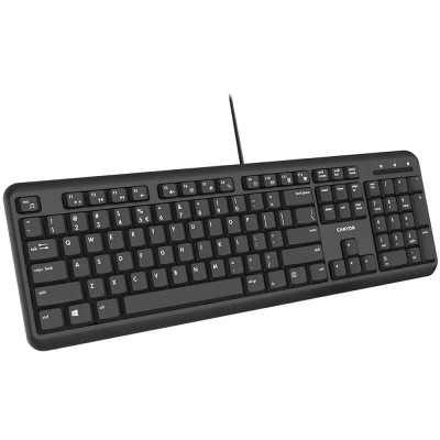 Клавіатура USB Canyon HKB-20 Velvet Black (CNS-HKB02) UA Клавіатура USB Canyon HKB-20 Velvet Black (CNS-HKB02) UA