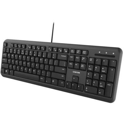 Клавіатура USB Canyon HKB-20 Velvet Black (CNS-HKB02) UA Клавіатура USB Canyon HKB-20 Velvet Black (CNS-HKB02) UA