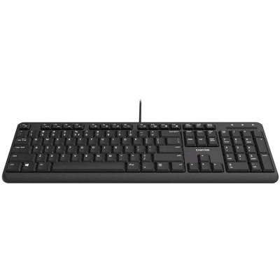Клавіатура USB Canyon HKB-20 Velvet Black (CNS-HKB02) UA Клавіатура USB Canyon HKB-20 Velvet Black (CNS-HKB02) UA