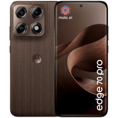 Смартфон Motorola Edge 70 Pro (XT2607-1) 8/256Gb Chicory Coffee (Wood) (PBC20086RS) (No Adapter) UA UCRF