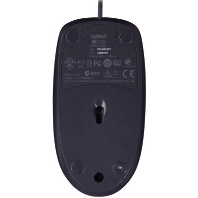 USB миша Logitech M100 black (910-006652) UA USB миша Logitech M100 black (910-006652) UA