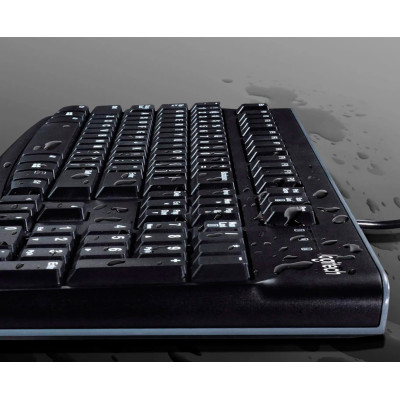 Клавіатура USB Logitech K120 UKR OEM (920-002643) UA Клавіатура USB Logitech K120 UKR OEM (920-002643) UA
