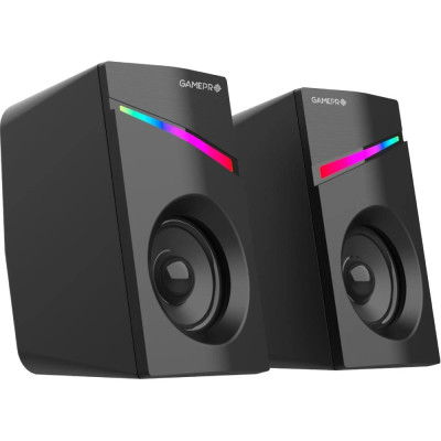 Колонки для комп'ютера GamePro GS290 RGB Black UA Колонки для комп'ютера GamePro GS290 RGB Black UA