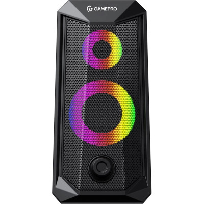 Колонки для комп'ютера GamePro GS500 RGB Black UA Колонки для комп'ютера GamePro GS500 RGB Black UA