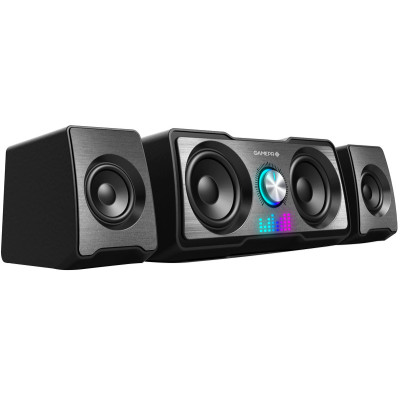 Колонки для комп'ютера GamePro GS629 RGB Black UA Колонки для комп'ютера GamePro GS629 RGB Black UA