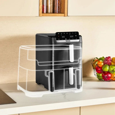 Мультипіч (аерофритюрниця) Tefal Easy Fry Crispy Stack EY7528E0 Black UA Мультипіч (аерофритюрниця) Tefal Easy Fry Crispy Stack EY7528E0 Black UA