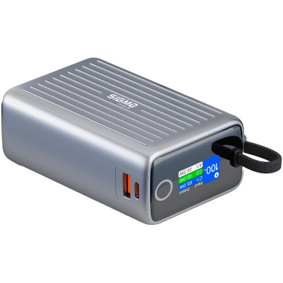 Power Bank Sigma X-power SI25A5QLX 25000mAh 100W Built-In USB-C Cable gray UA Power Bank Sigma X-power SI25A5QLX 25000mAh 100W Built-In USB-C Cable gray UA