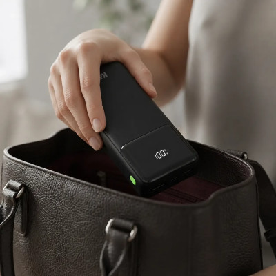 Power Bank King Power PD-39 30000mah 22.5W QC3.0 LED black EU