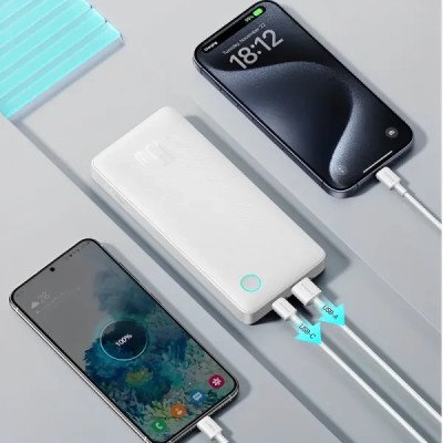 Power Bank Baseus Airpow Lite 10000mAh 15W (P10067500213-00) White UA Power Bank Baseus Airpow Lite 10000mAh 15W (P10067500213-00) White UA