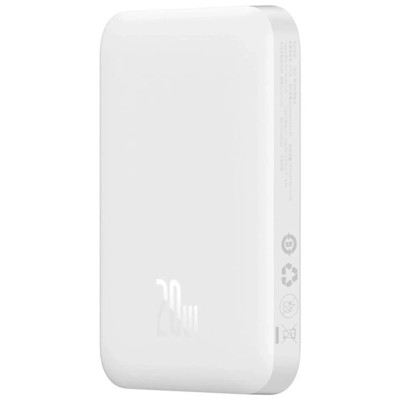 Power Bank Baseus Airpow Magnetic 6000mAh 20W (P10022807213-00) White UA