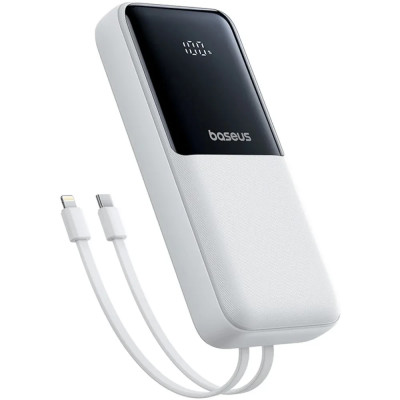 Power Bank Baseus Lipow 20000mAh 22.5W PD+QC (P10079102213-00) 2 in 1 White UA Power Bank Baseus Lipow 20000mAh 22.5W PD+QC (P10079102213-00) 2 in 1 White UA