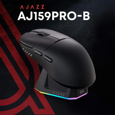 Bluetooth миша Ajazz AJ159PRO 3 Wireless/Bluetooth/USB Charging Dock Black (AJ159-PRO-B) UA