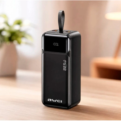 Power Bank Awei PA-105 40000mAh PD 22.5W Black UA Power Bank Awei PA-105 40000mAh PD 22.5W Black UA
