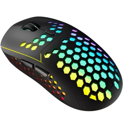 Bluetooth миша Canyon Haster GMW-18 Wireless Rainbow Backlite Black (CND-SGMW18) UA