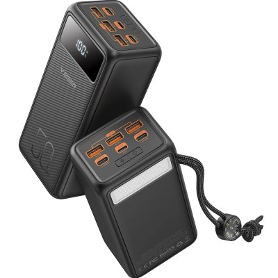 Power Bank Veger W5001C 56000mAh 130W Tank Boost black UA Power Bank Veger W5001C 56000mAh 130W Tank Boost black UA