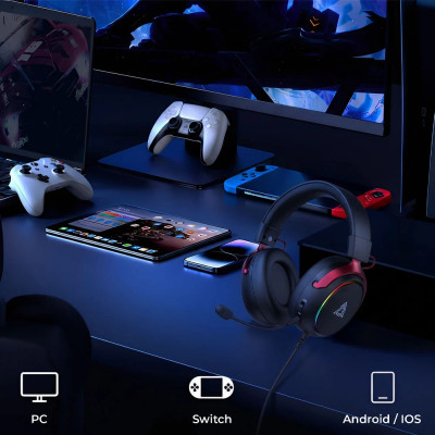 HF Stereo Ajazz AHW10 Black (AHW10-B) UA