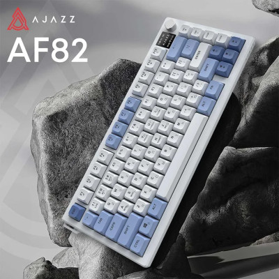 Bluetooth Клавіатура Ajazz AF82 Wireless/Bluetooth/USB Blue/White (AF82-BW) UA Bluetooth Клавіатура Ajazz AF82 Wireless/Bluetooth/USB Blue/White (AF82-BW) UA