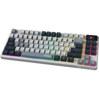 Bluetooth Клавіатура MSI Forge GK600 TKL UA White (S11-43UAP01-HH9) UA Bluetooth Клавіатура MSI Forge GK600 TKL UA White (S11-43UAP01-HH9) UA