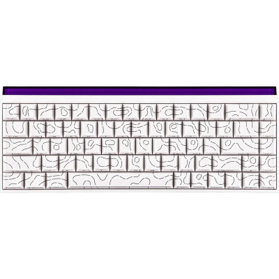 Клавіатура USB Ajazz NK68 Red Switch White (NK68-R-S-W) UA