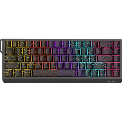 Клавіатура USB Ajazz NK68 V2 Red Switch Black (NK68-V2-R-S-B) UA Клавіатура USB Ajazz NK68 V2 Red Switch Black (NK68-V2-R-S-B) UA