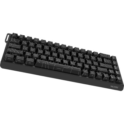 Клавіатура USB Ajazz NK68 V2 Red Switch Black (NK68-V2-R-S-B) UA Клавіатура USB Ajazz NK68 V2 Red Switch Black (NK68-V2-R-S-B) UA
