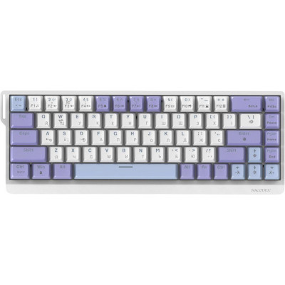 Клавіатура USB Ajazz NK68 V2 Red Switch Purple/White/Blue (NK68-V2-R-PWB) UA