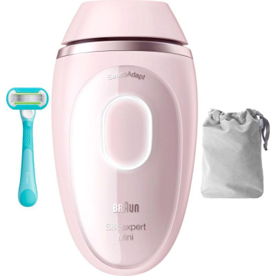 Фотоепілятор Braun Silk-expert Mini IPL PL1111 + GIL Venus Pink UA