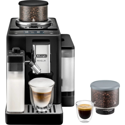 Кавомашина автоматична Delonghi Rivelia EXAM 440.55.B Black UA
