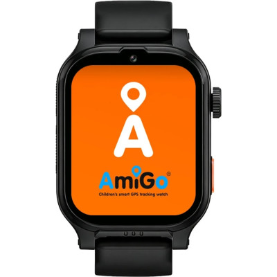 Smart Watch AmiGo GO810 Ultra 4G GPS Black UA Smart Watch AmiGo GO810 Ultra 4G GPS Black UA
