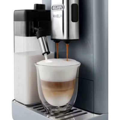 Кавомашина Delonghi Rivelia Pebble Grey EXAM440.55.G UA Кавомашина Delonghi Rivelia Pebble Grey EXAM440.55.G UA