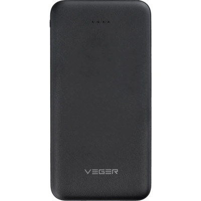 Power Bank Veger W1065 (A10) 10000mAh 10W Ultra Slim black (VG-W1065) UA