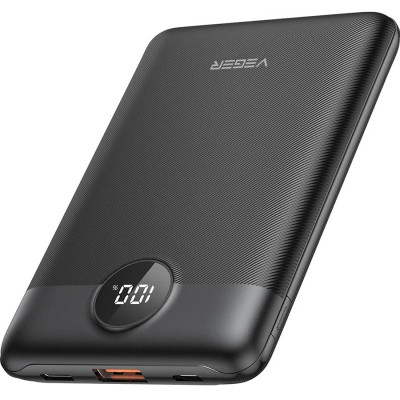Power Bank Veger W1140 (S11) 10000mAh PD QC3.0 22.5W black UA