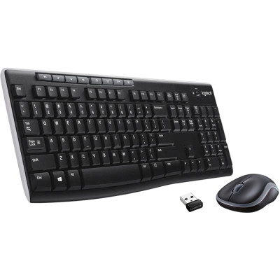 Bluetooth Клавіатура Logitech MK270 Combo UKR black + миша (920-004508) UA