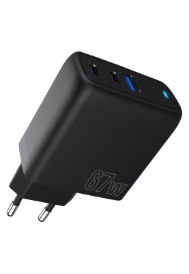 МЗП Proove Shot GaN 67W (2Type-C + USB) black