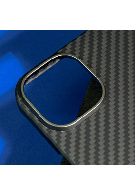 Чохол WAVE Premium Carbon Slim with Magnetic Ring iPhone 13 Pro Max blue