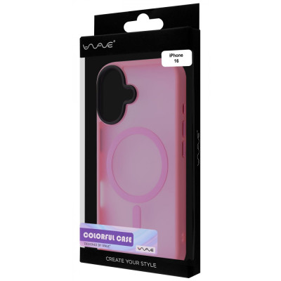 Чохол WAVE Matte Insane Case with Magnetic Ring iPhone 16 black Чохол WAVE Matte Insane Case with Magnetic Ring iPhone 16 black