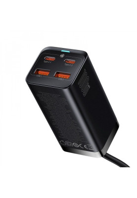 МЗП Baseus GaN3 Pro 100W (2 Type-C + 2 USB) black