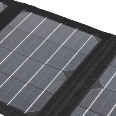 Портативна Сонячна Зарядна Станція Choetech 22W black