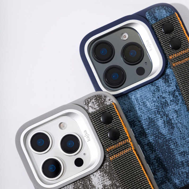 Чохол Kajsa Outdoor Collection Tie Dye with Magnetic Ring iPhone 16 Pro Max blue