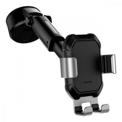 Автомобільний тримач Baseus Tank Gravity Car Mount With Suction Base black