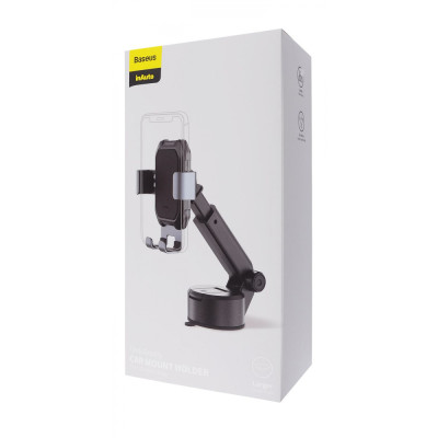 Автомобільний тримач Baseus Tank Gravity Car Mount With Suction Base black