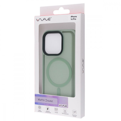 Чохол WAVE Matte Insane Case with Magnetic Ring iPhone 14 Pro black Чохол WAVE Matte Insane Case with Magnetic Ring iPhone 14 Pro black