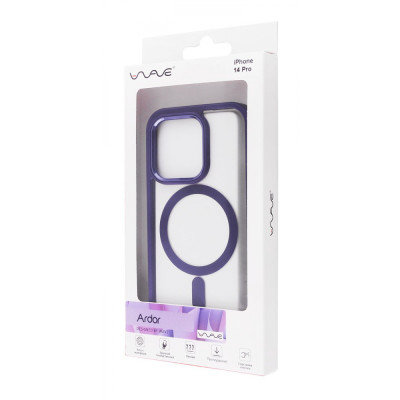 Чохол WAVE Ardor Case with Magnetic Ring iPhone 14 Pro light purple Чохол WAVE Ardor Case with Magnetic Ring iPhone 14 Pro light purple